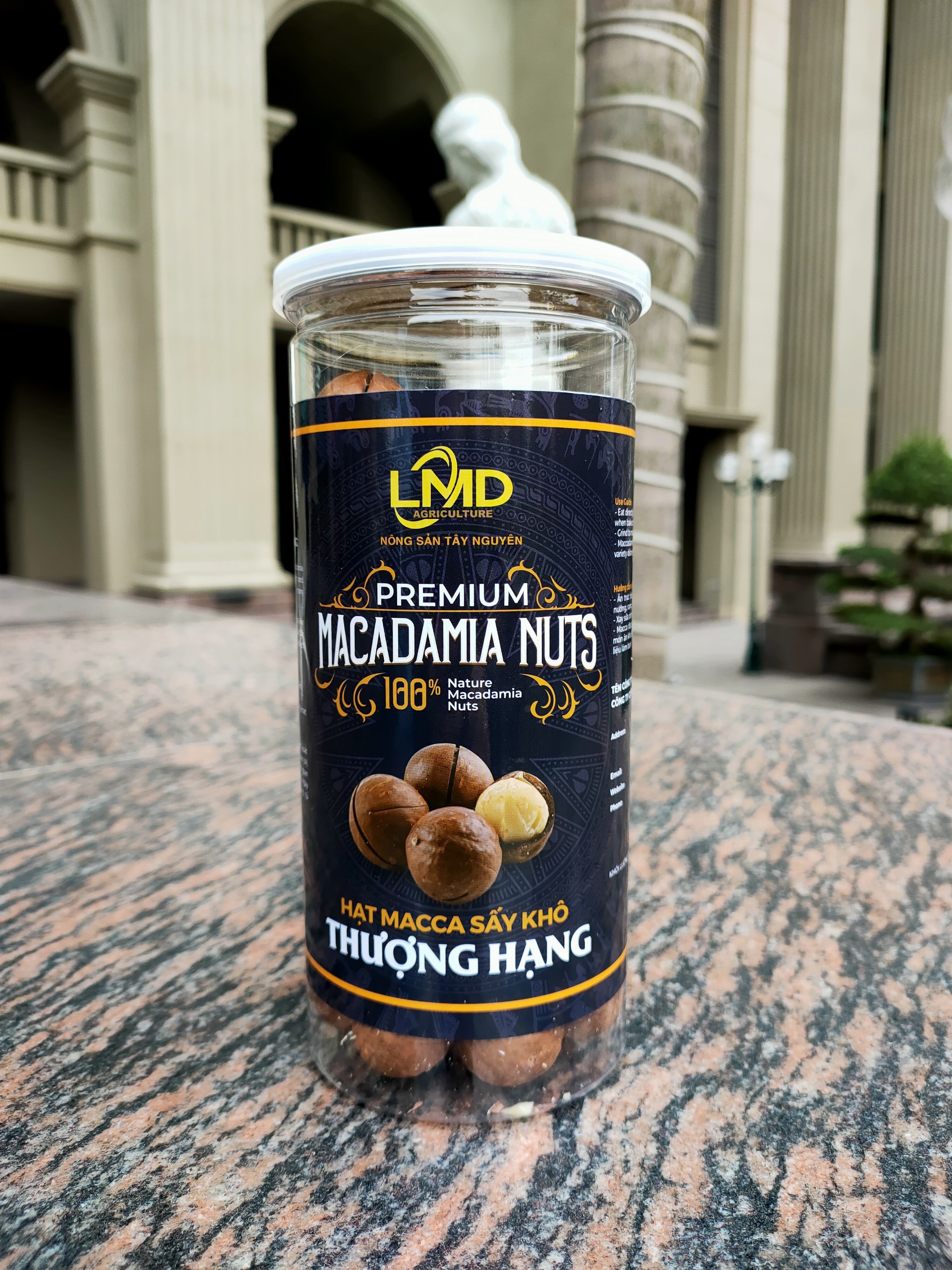 Hạt Macca tách nứt – Size Đặc biệt (28mm trở lên) Hũ PET 500gr